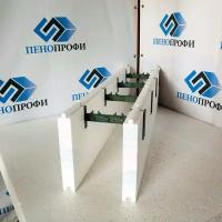 Несъемная опалубка из пенополистирола (пенопласта), бетон 150/200/250 мм, стенки 40 мм, 4 перемычки, ПСБ-С-35