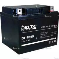 Аккумулятор DELTA DT-1240 (12В, 40Ач / 12V, 40Ah / вывод Болт+гайка 5,5мм) Для слаботочных систем