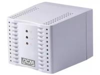 Источник бесперебойного питания Стабилизатор напряжения Powercom TCA-1200 белый 4 розетки 1 м