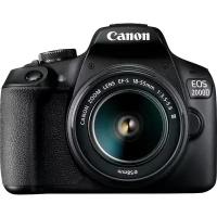 Зеркальный фотоаппарат Canon EOS 2000D черный 24.1Mpix 18-55mm f/3.5-5.6 III 3