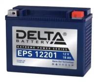 Аккумулятор Delta мото EPS 12201 NANO-GEL 12V 20 Ач-YTX20L-BS.YTX20HL-BS 20Ач обр. 176x87x154 мм