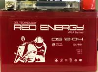 Аккумулятор мотоциклетный Гелевый Red Energy RE 1204 DS YB4L-B. YB4L-A. YTX4L-BS 12V 4Ah Gel