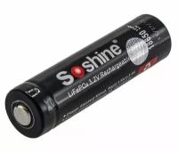 Аккумулятор защищенный LiFePO4 Soshine 18650 3,2 В 1800 mAh