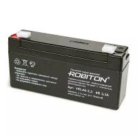 Свинцово-кислотный (гелиевый) аккумулятор ROBITON 6В 3,3А
