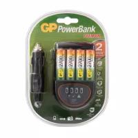 Зарядное устройство GP PowerBank PB50 + 4AA 2700 mAh, PB50GS270CA-2CR4
