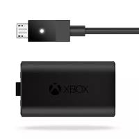 Аккумулятор с кабелем зарядки для геймпада Xbox One (Черный)