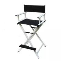 Nail Алюминиевый профессиональный стул визажиста ,бровиста, белый ( усиленной конструкции )
