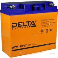 Аккумулятор DELTA DTM-1217 (12В, 17Ач / 12V, 17 Ah / Болт+гайка 5,5мм) (Входит в блок RBC55) (UPS серия)