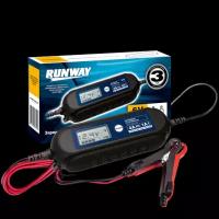 RUNWAY Умное зарядное устройство для аккумуляторов Smart car charger 6/12В; ток 1А/4А (RR105)