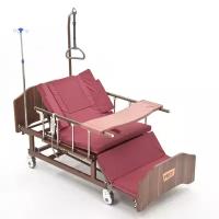 МЕТ REVEL Медицинская кровать с электроприводом для лежачих больных с электро-туалетом и электро-переворотом