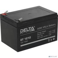 Delta DT 1212 (12 А/ч, 12В) свинцово- кислотный аккумулятор