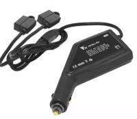 Автомобильное зарядное устройство для 2 аккумуляторов и пульта DJI Mavic Mini (Dual-Plug) (YX)