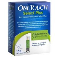 One Touch Select Plus тест-полоски 100 шт