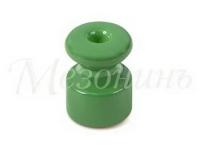 Изолятор фарфоровый зеленый Мезонинъ GE70025-10