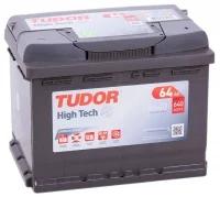 Аккумулятор автомобильный Tudor High-Tech 64 А/ч 640 А обр. пол. Евро авто (242х175х190) ТА640