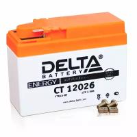 Аккумулятор для скутера, мотоцикла, квадроцикла DELTA CT12026 (4B-BS slim) DELTA-CT12026