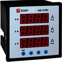 EKF am-d963 Амперметр цифровой на панель (96х96) трехфазный PROxima