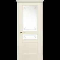 Межкомнатная дверь La Porte серия New Classic модель 200.2 эмаль слоновая кость со стеклом Прима