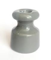 Изолятор керамический Ретро Серый для проводки IBLOTM-2429с