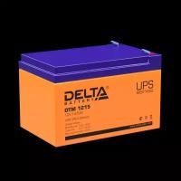 Аккумулятор свинцово-кислотный Delta DTM 1215 15 Ah 12V