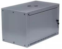 Шкаф 19 дюймов телекоммуникационный 6U серверный 600х350мм настенный, серый