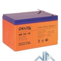 Delta HR 12-12 (12 А/ч, 12В) свинцово- кислотный аккумулятор