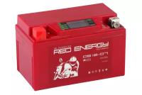 Аккумулятор 12В 7Ач RED ENERGY DS1207 (YTX7A-BS) С дисплеем (гелевый) (прямая полярн) (150*85*94мм)