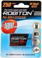 Аккумулятор Robiton 6HR61 (Крона) Ni-Mh Block 250mAh BL1