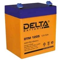 Аккумулятор для ИБП и прочего электрооборудования Delta DTM 1205 12V 5 А/ч (90x70x101) AGM