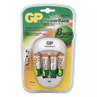 AA Аккумулятор + зарядное устройство GP PowerBank PB27GS270, 4 шт. 2700мAч