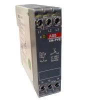 Реле контроля напряжения / фаз / тока, термисторные реле CM-PVE Реле контроля напряжения (контроль 1,3 фаз) (контроль Umin/max с нейтралью, 3х320-460В, L-N 185..265В AC ) 1НО ABB