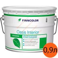 Финнколор Оазис Интерьер краска в/д для стен и потолков (0,9л) / FINNCOLOR Oasis Interior краска для стен и потолков в сухих помещениях (0,9л)