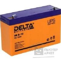 Delta HR 6-12 12 А ч, 6 В свинцово- кислотный аккумулятор