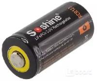 Защищенный аккумулятор Soshine 16340 LiFePO4 600 mAh