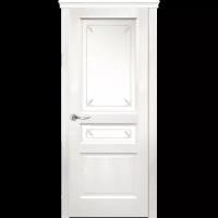 Межкомнатная дверь La Porte серия New Classic модель 200.2 ясень бланко со стеклом Прима