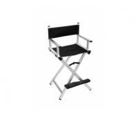 Алюминиевый профессиональный стул визажиста,бровиста, белый ( усиленной конструкции )