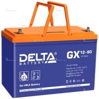 Аккумулятор DELTA гелевый GX 12-90 GEL (12В, 90Ач / 12V, 90Ah) Вывод болт M6