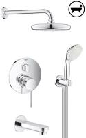 Ws 119699 5. Душевая система Grohe Essence 119699. Душевой набор (гарнитур) Grohe BAUCLASSIC 124404 хром. Душевой комплект Grohe Essence 119699. Душевая стойка Grohe Power&Soul Cosmopolitan System 190 27903000 хром.