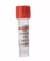 Микропробирки без капилляра для взятия капиллярной крови 10Х45 ММ, 0,5 МЛ, пластик,50 ШТ/УП С активатором свертывания для иссл-ния сыворотки