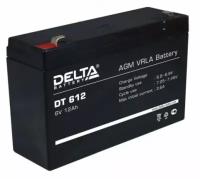 Аккумулятор 6V 12Ah, DELTA DT 612