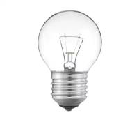 Лампа накаливания 220В 60Вт Е27 шарик прозрачная /Россия/