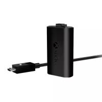 Комплект из аккумулятора и кабеля зарядки геймпада Microsoft Xbox One Play and charge kit (S3V-00014)
