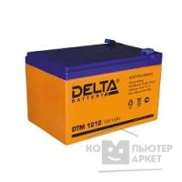 Delta DTM 1212 12 А ч, 12В свинцово- кислотный аккумулятор