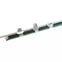 Хомут алюминиевый HAL 50/11 (100 шт) для крепления степлером или подвес для крепления кабеля к тросу, 100 шт.