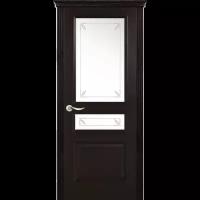 Межкомнатная дверь La Porte серия New Classic модель 200.2 ясень браун со стеклом Прима