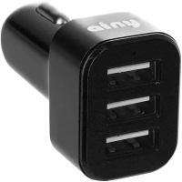 Автомобильная зарядка Ainy EB-025A с 3-мя USB-портами 3.1A (Черная)