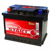 Аккумулятор автомобильный катод EXTRA START Extra Start 62Ач 580A [6ст-62n l+ (l2)]