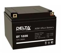 Аккумулятор 1226 Delta DT, 12В 26А/ч, вес - 8,8 кг