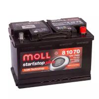 Аккумулятор Moll AGM Start-Stop 70 ач оп