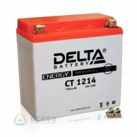 Аккумулятор для мототехники DELTA CT 1214 12В 14Ач (YTX14-BS, YTX14H-BS, YTX16-BS, YB16B-A)